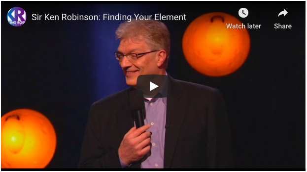 Sir Ken Robinson: Finding Your Element #HaveYouHadYourArtToday? — Arts ...